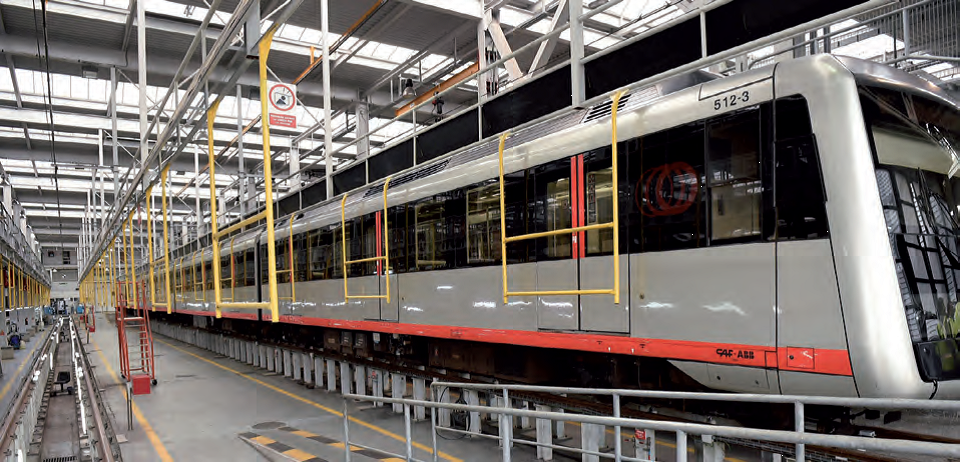 Tren en taller de Ariz