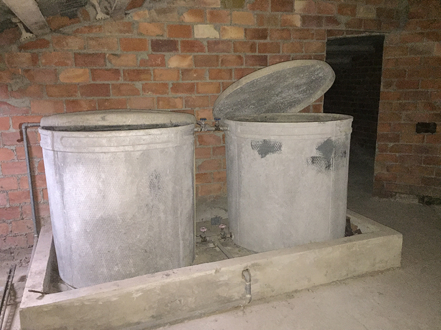 Imagen. Depósitos de fibrocemento