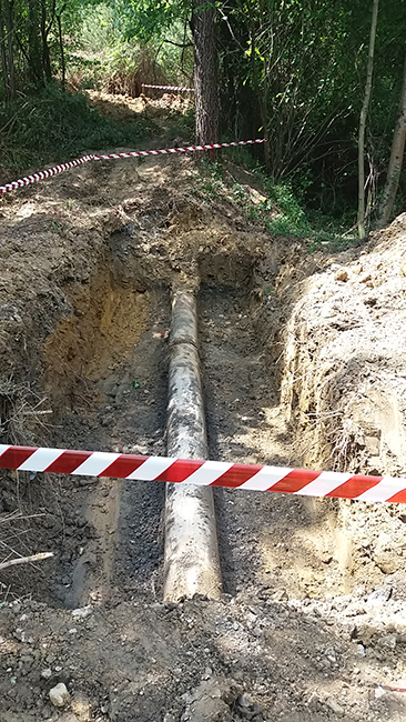 Imagen. Depósitos de fibrocemento