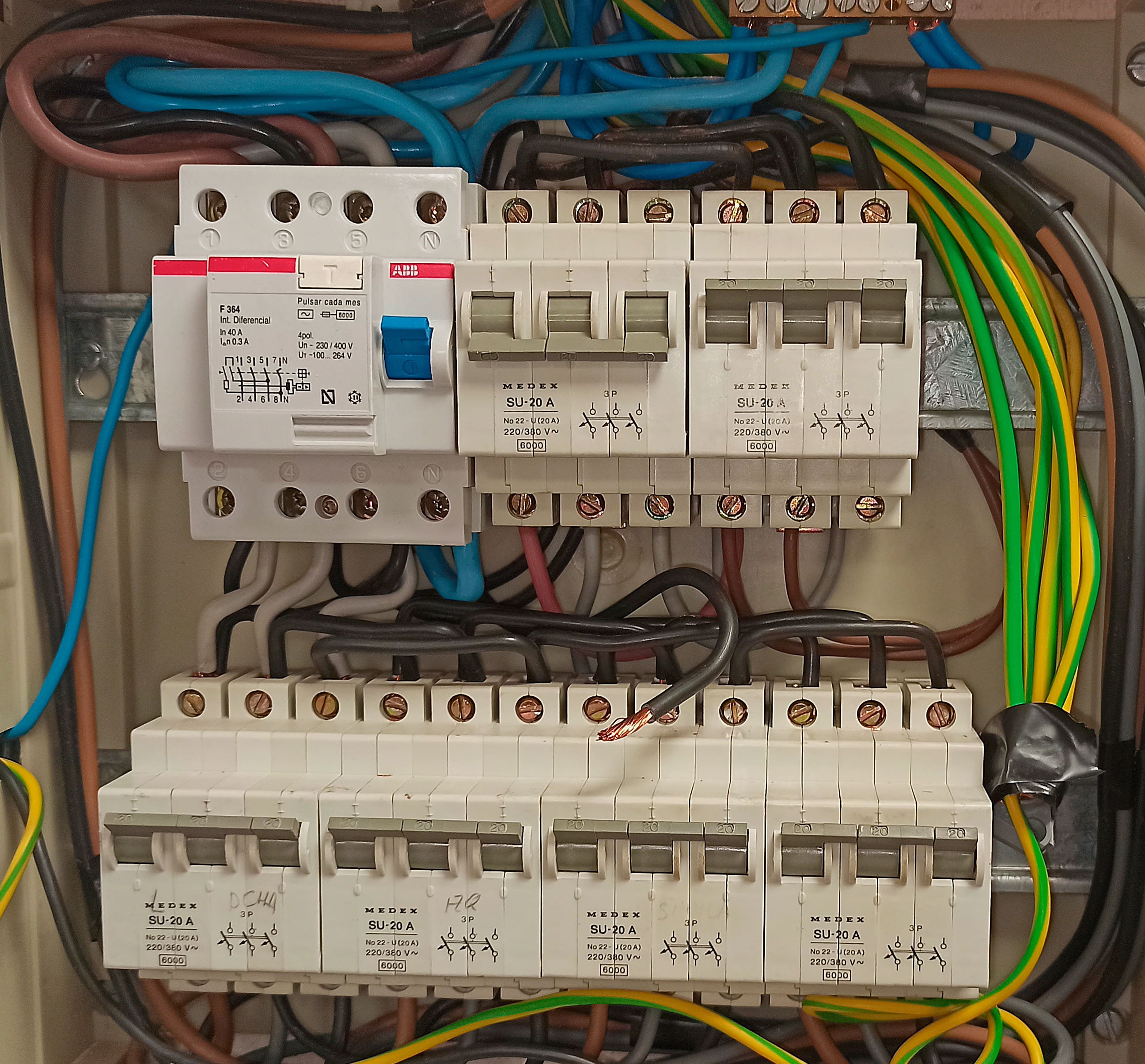 Imagen de cuadro eléctrico.