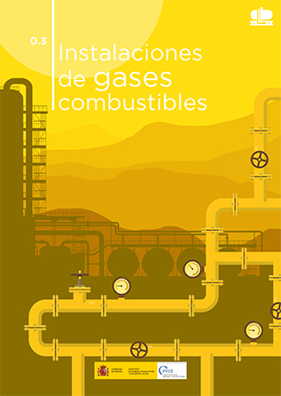 Cartel de guia de centros de instalación de gases combustibles
