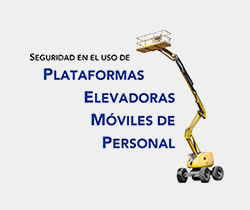 Imagen de una Plataforma Elevadora Móviles de Personal