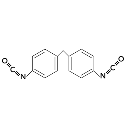 Molécula de diisocianato de 4,4’-difenilmetano