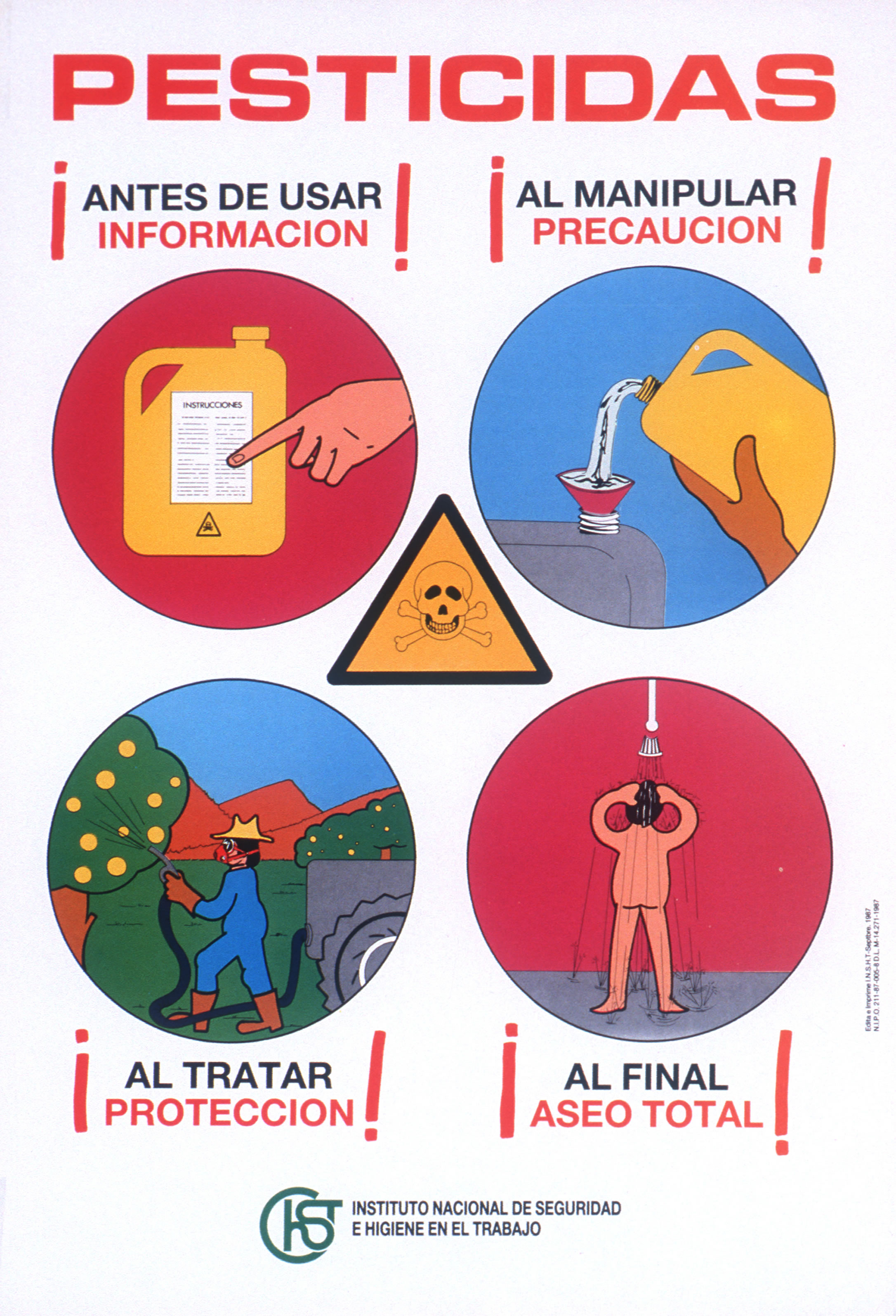 Cartel. Pesticidas