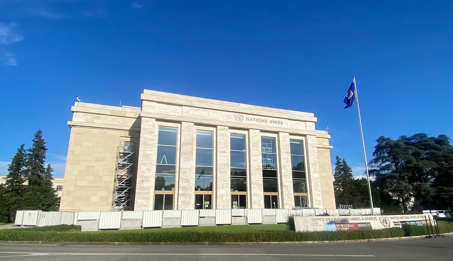 Edificio del Palais des Nations, Ginebra