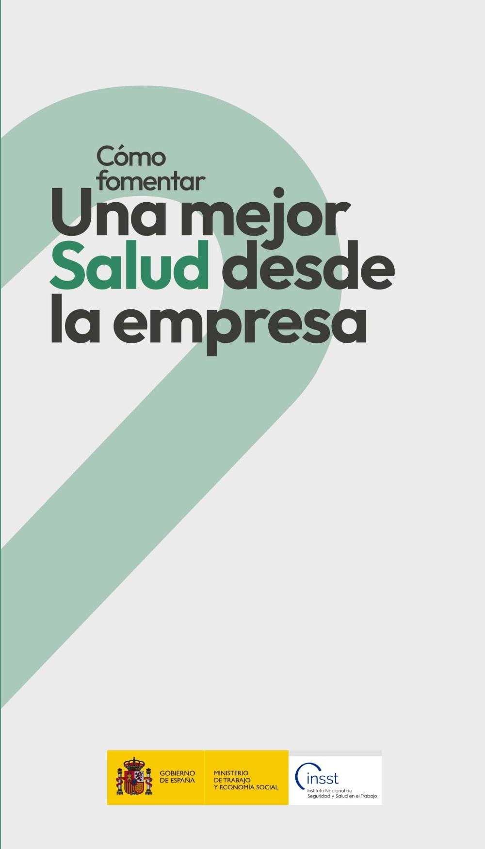 Portada Folleto Como fomentar una mejor salud desde la empresa 2024