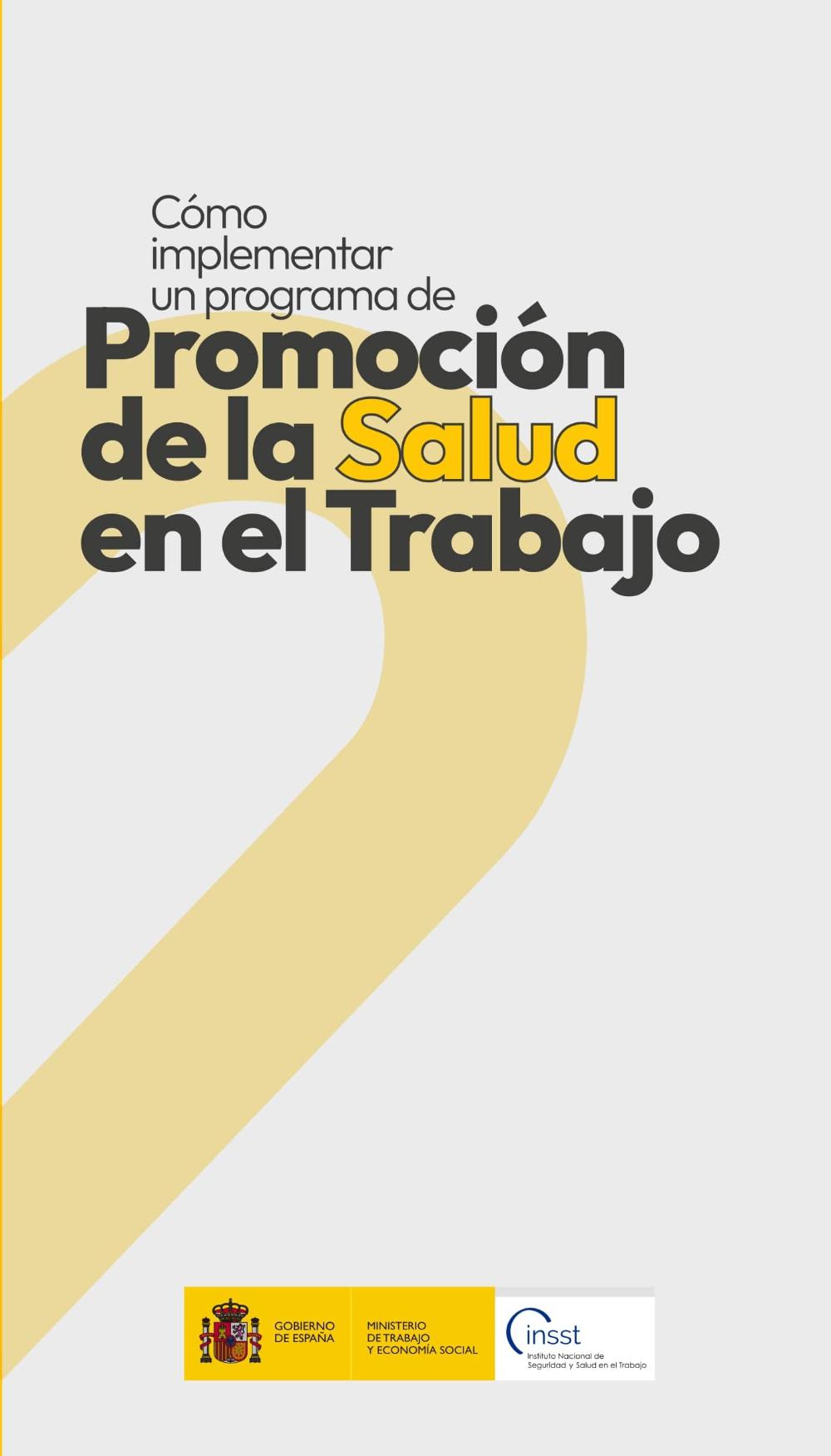 Portada Folleto Como implementar un programa de Promocion de la Salud en el Trabajo 2024