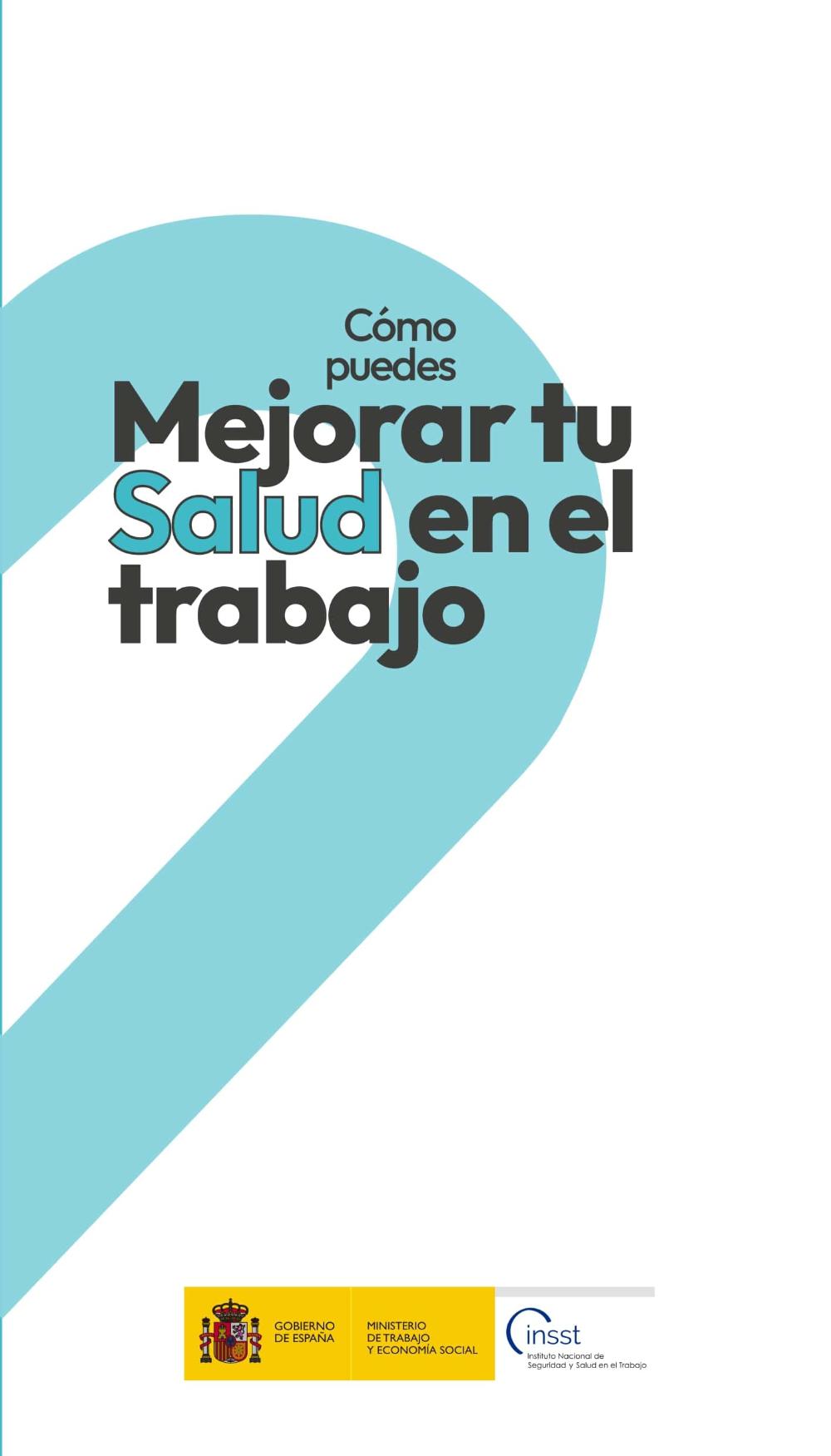 Portada Folleto Como puedes mejorar tu salud en el trabajo 2024